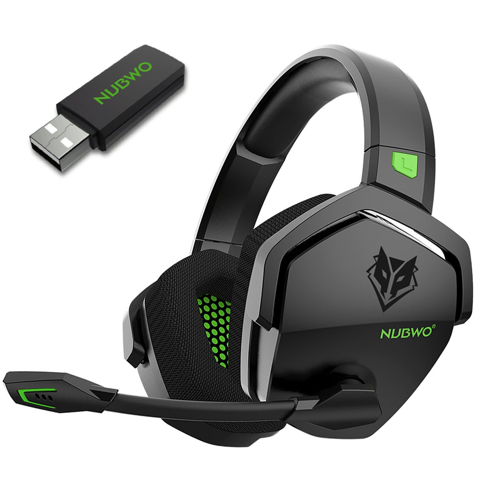 NUBWO G06 Wireless Gaming Headset with Noise Reduction Microphone 2.4G Bluetooth Headphone Stereo Earphone Composition with PC Laptops PS4 PS5 Nintendo Switch NUBWO G06 Wireless Gaming Headset with Noise Reduction Microphone 2.4G Bluetooth Headphone Stereo Earphone Composition with PC Laptops PS4 PS5 Nintendo Switch